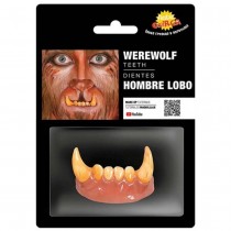 DENTIER CANINES LOUP-GAROU RÉUTILISABLE ADULTE