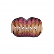 DENTIER LOUP-GAROU SOUPLE RÉUTILISABLE ADULTE