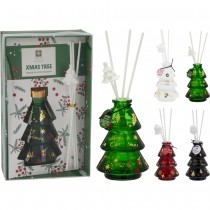 DIFFUSEUR PARFUM AMBIANCE VERRE SAPIN NOËL 80ML