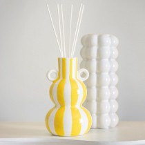 DIFFUSEUR PARFUM CÉRAMIQUE RAYURES 150ML 26CM
