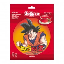 DISQUE AZYME DRAGON BALL DÉCO GÂTEAU 20CM