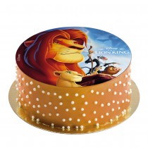 DISQUE AZYME LE ROI LION DÉCO GÂTEAU 20CM