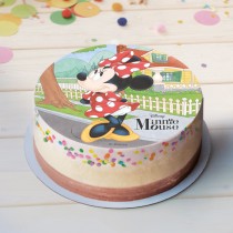 DISQUE AZYME MINNIE DÉCO GÂTEAU 20CM