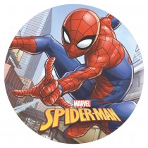 DISQUE AZYME SPIDERMAN DÉCO GÂTEAU 20CM