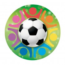 DISQUE EN AZYME 20CM BALLON DE FOOTBALL