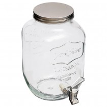 DISTRIBUTEUR DE BOISSON VERRE 4L TRANSPARENT