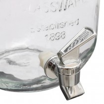 DISTRIBUTEUR DE BOISSON VERRE 4L TRANSPARENT
