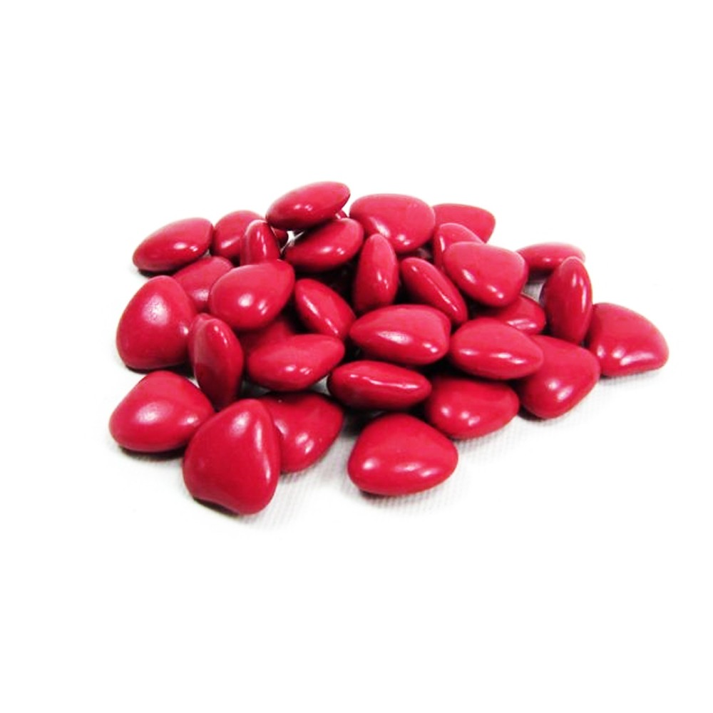 Boîte Rouge Fluo de chocolats St Valentin