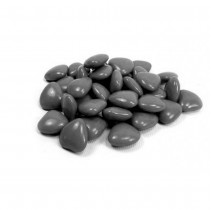 DRAGÉES PETITS COEURS GRIS AU CHOCOLAT 250 G