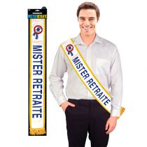 ECHARPE MISTER RETRAITE BLEU