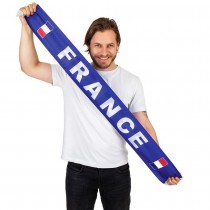 ÉCHARPE POLYESTER BLEUE FRANCE SUPPORTER ADULTE