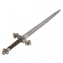 ÉPÉE PLASTIQUE CHEVALIER MÉDIÉVAL 71CM ARGENT