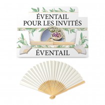 ÉVENTAIL INVITÉS POUR MARIAGE