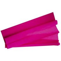FEUILLE CRÉPON FUCHSIA 0,50 X 2 M