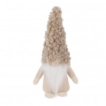 FIGURINE GNOME POLYESTER STYROFOAM 22CM MARRON