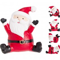 FIGURINE PÈRE NOËL JOUEUR RÉSINE 6.5X4.6CM ROUGE