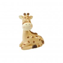 FIGURINE RÉSINE GIRAFE ASSISE 10X7.8X3.6CM