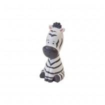 FIGURINE RÉSINE ZÈBRE JUNGLE 10X4.2CM BLANC