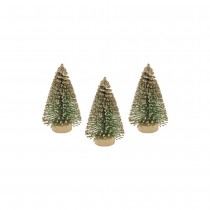 FIGURINE SAPIN ARTIFICIEL BICOLORE RONDIN 5.5CM