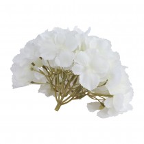 FLEUR HORTENSIA ARTIFICIEL 20X11CM BLANC