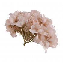 FLEUR HORTENSIA ARTIFICIEL 20X11CM ROSE POUDRÉ