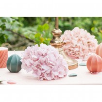 FLEUR HORTENSIA ARTIFICIEL 20X11CM VIEUX ROSE