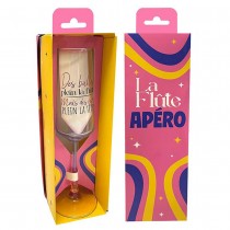 FLUTE À CHAMPAGNE GIRLY APÉRO 19CL