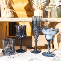 FLÛTE RÉUTILISABLE VINTAGE 22CL MARINE