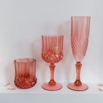 FLÛTE RÉUTILISABLE VINTAGE 22CL ROSE