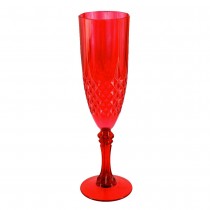 FLÛTE RÉUTILISABLE VINTAGE 22CL ROUGE