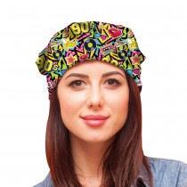 FOULARD BANDANA GRAFFITIS FLASHY ANNÉES 90 ADULTE