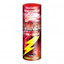 FUMIGÈNE ALLUMAGE ÉLECTRIQUE 1 MINUTE ROUGE - T1