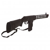 FUSIL D\'ASSAUT MITRAILLETTE PLASTIQUE 69CM NOIR