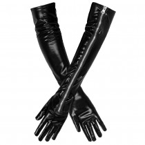 GANTS LONG NOIRS SIMILI