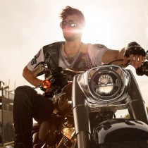 GANTS NOIRS DE BIKER ADULTE