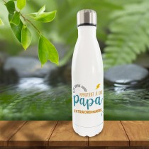 GOURDE ISOTHERME PAPA EXTRAORDINAIRE 50CL BLANC