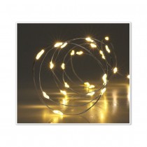 GUIRLANDE 20 LED CHAUD PILE TIMER INTÉRIEUR 95CM