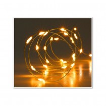 GUIRLANDE 20 LED CHAUD PILE TIMER INTÉRIEUR 95CM