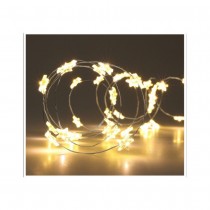 GUIRLANDE 40 LED CHAUD PILE TIMER INTÉRIEUR 1.95M