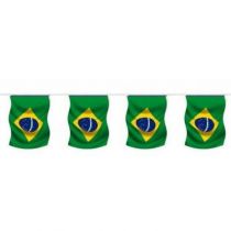 GUIRLANDE DRAPEAU BRESIL 5M 12 PAVILLONS