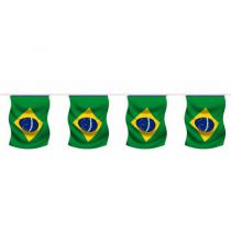 GUIRLANDE DRAPEAU BRESIL 5M 12 PAVILLONS