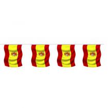 GUIRLANDE DRAPEAU ESPAGNE 5M 12 PAVILLON