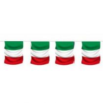 GUIRLANDE DRAPEAU ITALIE 5M 12 PAVILLONS
