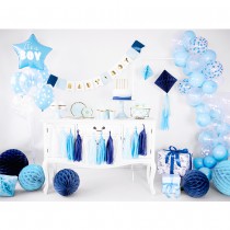 GUIRLANDE FANIONS CARTON BABY BOY 1.6M BLEU