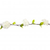 GUIRLANDE FLEURS ARTIFICIELLES GARDÉNIA 1.7M BLANC