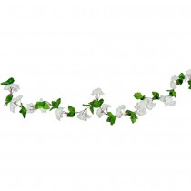 GUIRLANDE FLEURS CERISIER ARTIFICIEL 220CM BLANC