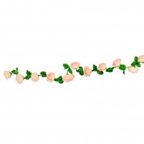 GUIRLANDE FLEURS ROSIER ARTIFICIEL 220CM ROSE