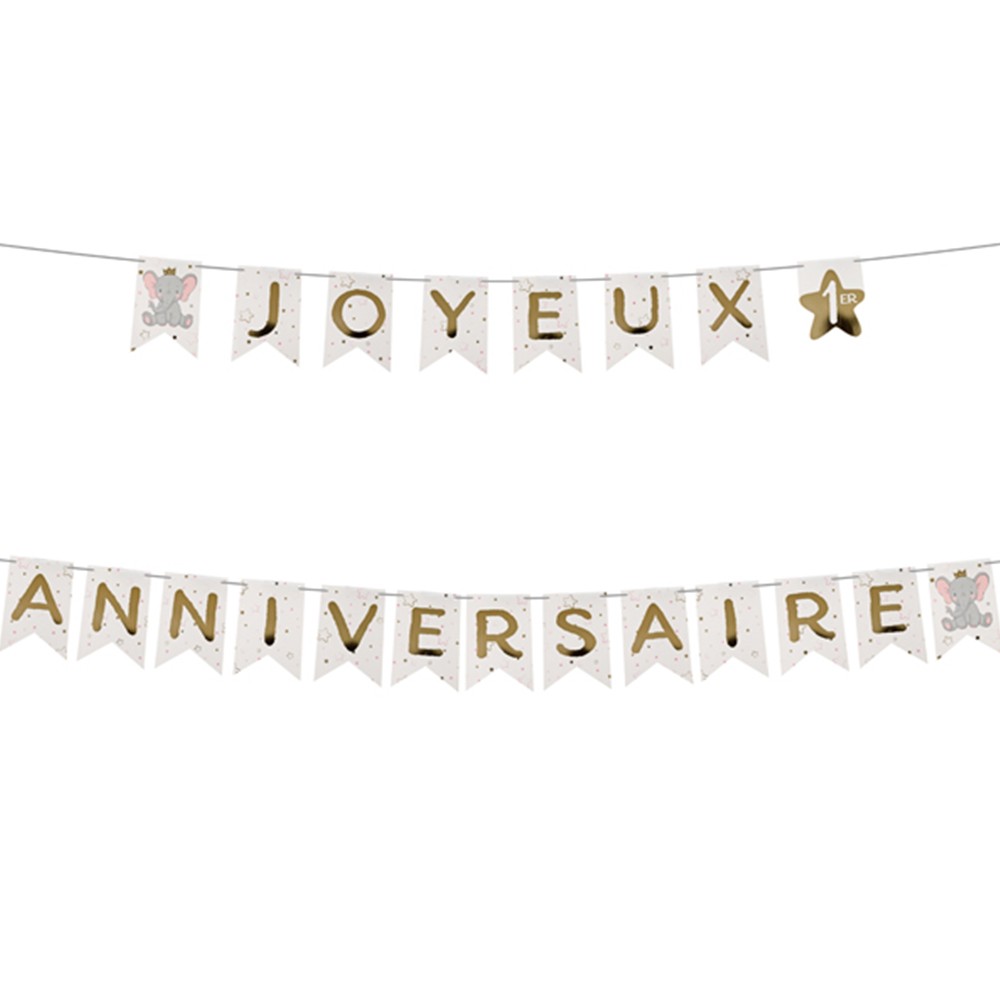 Guirlande lettres Joyeux Anniversaire - Fiesta Republic