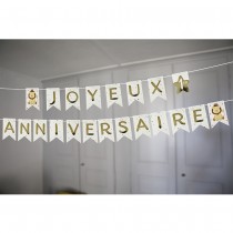 GUIRLANDE JOYEUX ANNIVERSAIRE LION 4.5 M