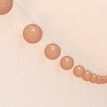 GUIRLANDE LED 10 BOULES BRILLANTES 6CM
